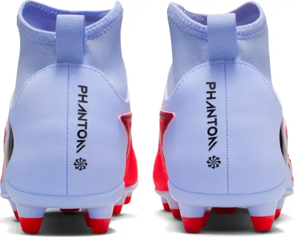 Бутси дитячі Nike JR PHANTOM 6 HIGH CLUB FG/MG світло-синьо-червоні HQ2022-400