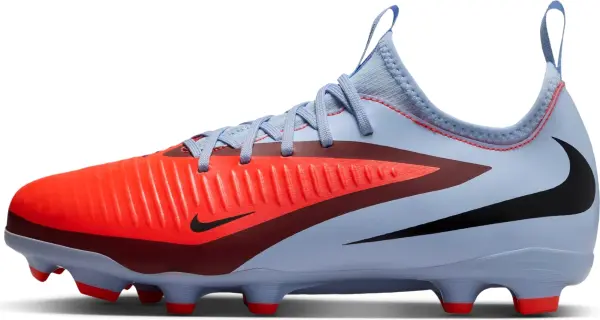 Бутсы детские Nike JR PHANTOM 6 LOW ACADEMY FG/MG светло-сине-красные HM9203-400
