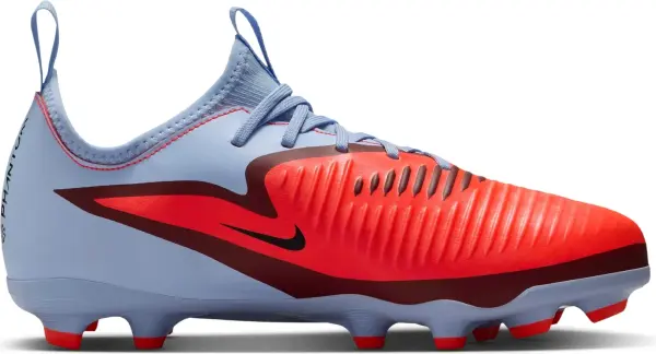Бутсы детские Nike JR PHANTOM 6 LOW ACADEMY FG/MG светло-сине-красные HM9203-400