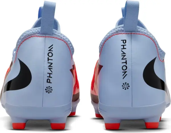 Бутсы детские Nike JR PHANTOM 6 LOW ACADEMY FG/MG светло-сине-красные HM9203-400