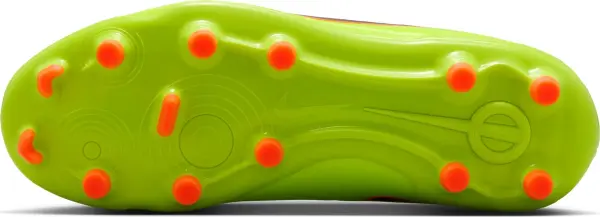 Бутси дитячі Nike JR TIEMPO LEGEND 10 CLUB FG/MG лаймово-оранжево-чорні DV4352-701