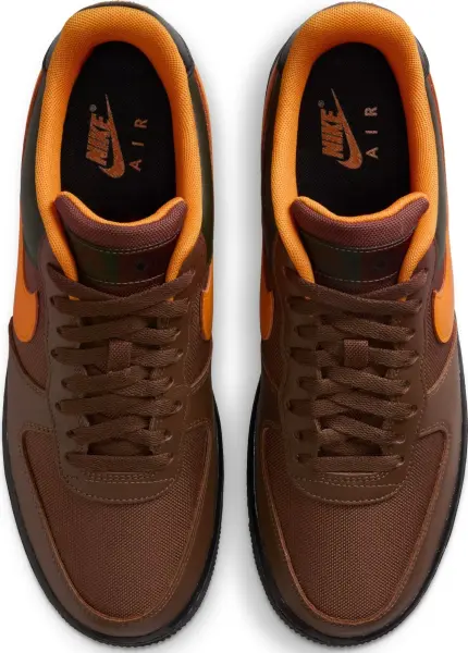 Кросівки Nike AIR FORCE 1 GORE-TEX коричнево-оранжево-чорні CK2630-201