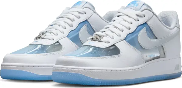 Кроссовки Nike AIR FORCE 1 RETRO бело-голубые IB5724-100