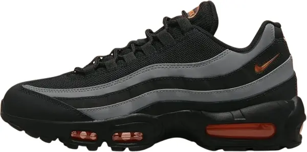 Кроссовки Nike AIR MAX 95 черно-серо-оранжевые DX2657-001