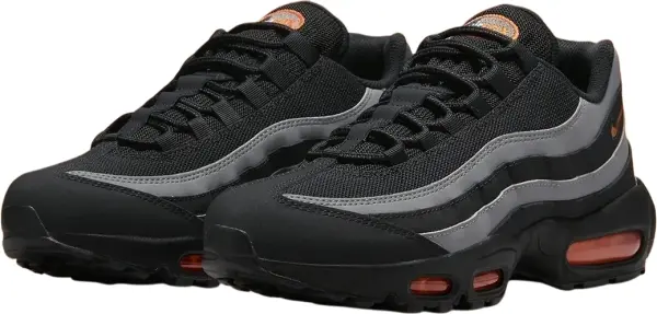 Кроссовки Nike AIR MAX 95 черно-серо-оранжевые DX2657-001