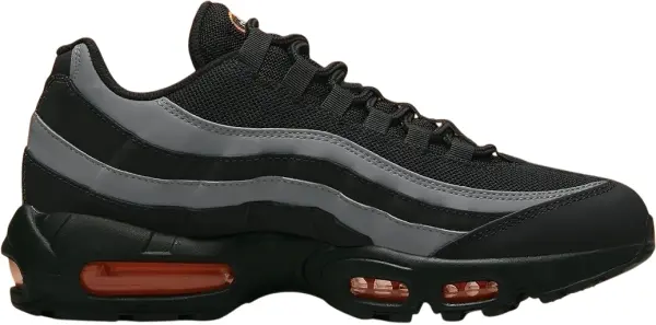 Кроссовки Nike AIR MAX 95 черно-серо-оранжевые DX2657-001