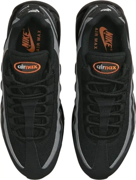 Кроссовки Nike AIR MAX 95 черно-серо-оранжевые DX2657-001