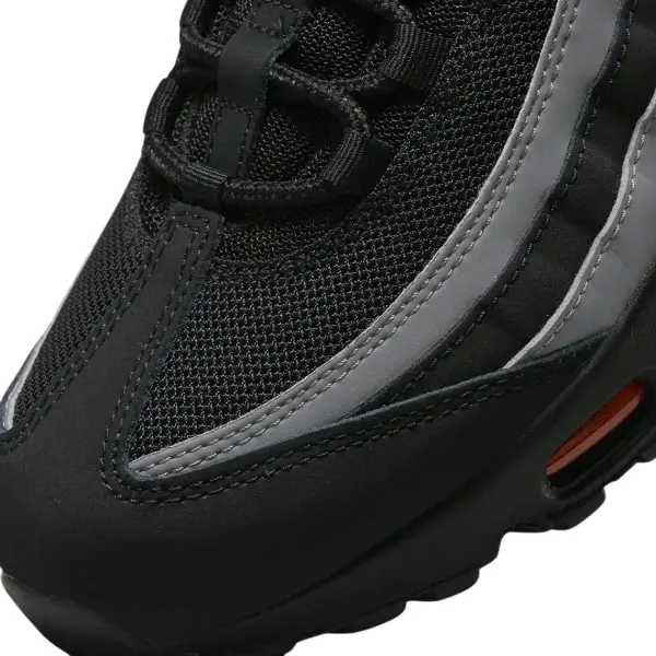 Кроссовки Nike AIR MAX 95 черно-серо-оранжевые DX2657-001