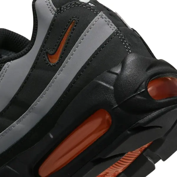 Кроссовки Nike AIR MAX 95 черно-серо-оранжевые DX2657-001