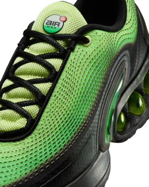 Кроссовки Nike AIR MAX DN салатово-черные HV3521-700