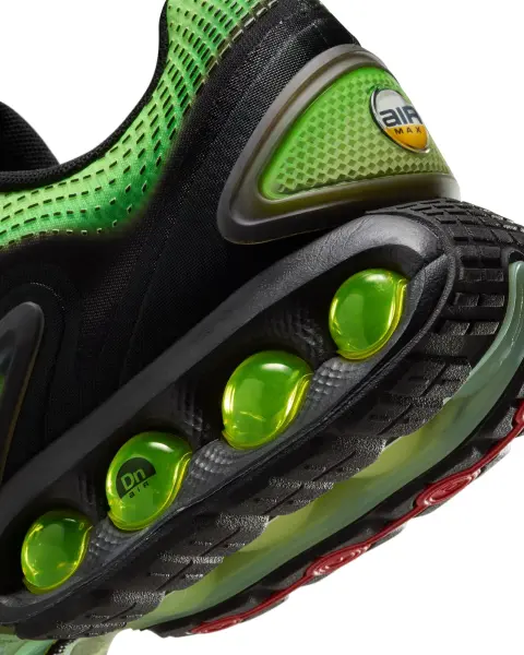 Кроссовки Nike AIR MAX DN салатово-черные HV3521-700