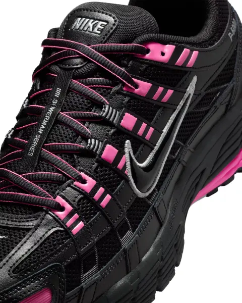 Кроссовки Nike P-6000 черно-розовые CD6404-600