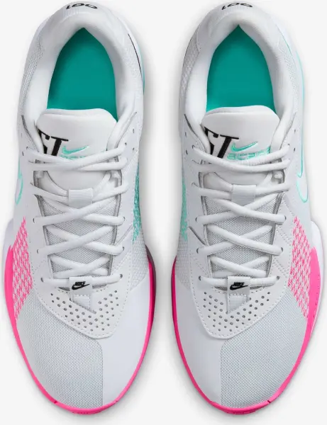 Кросівки баскетбольні Nike AIR ZOOM G.T. CUT ACADEMY світло-сіро-рожево-блакитні FB2599-010