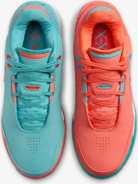 Кросівки баскетбольні Nike ZOOM LEBRON NXXT GEN AMPD персиково-бірюзові FJ1566-401