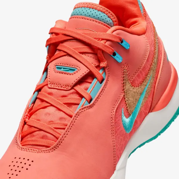 Кросівки баскетбольні Nike ZOOM LEBRON NXXT GEN AMPD персиково-бірюзові FJ1566-401