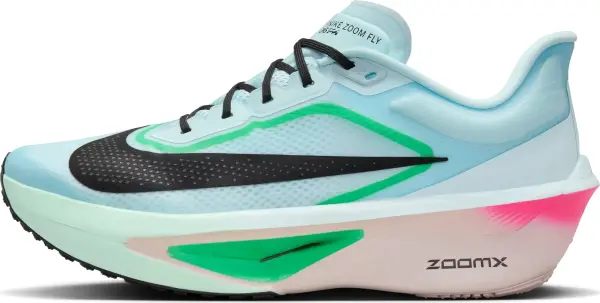 Кросівки бігові Nike ZOOM FLY 6 блакитно-зелено-рожеві FN8454-402