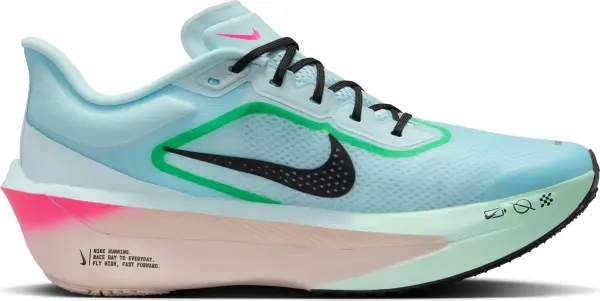 Кросівки бігові Nike ZOOM FLY 6 блакитно-зелено-рожеві FN8454-402
