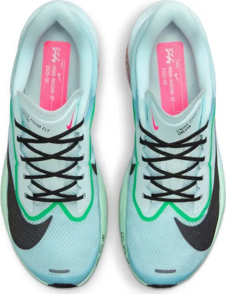 Кросівки бігові Nike ZOOM FLY 6 блакитно-зелено-рожеві FN8454-402