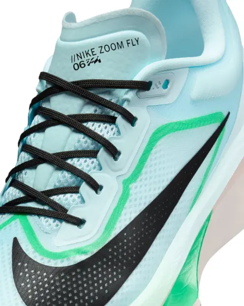 Кросівки бігові Nike ZOOM FLY 6 блакитно-зелено-рожеві FN8454-402