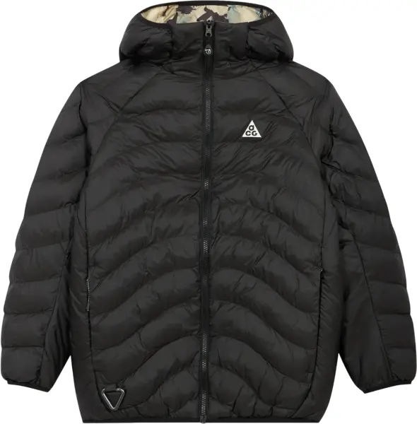 Куртка двостороння підліткова Nike ACG 'LAVA FLOW' THERMA-FIT ADV чорно-бежево-м'ятна HQ9648-010