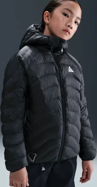 Куртка двостороння підліткова Nike ACG 'LAVA FLOW' THERMA-FIT ADV чорно-бежево-м'ятна HQ9648-010