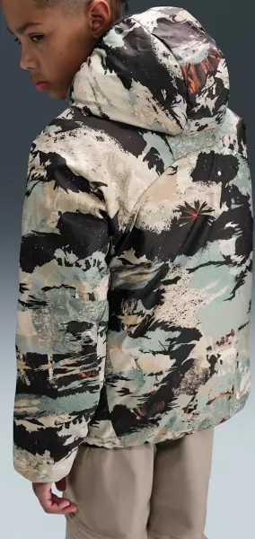Куртка двостороння підліткова Nike ACG 'LAVA FLOW' THERMA-FIT ADV чорно-бежево-м'ятна HQ9648-010