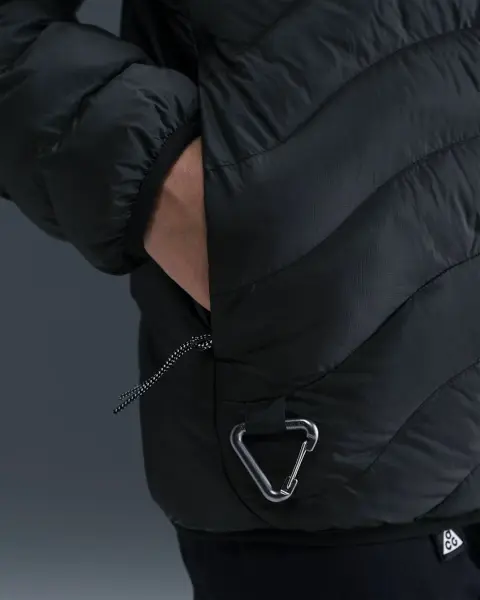 Куртка двостороння підліткова Nike ACG 'LAVA FLOW' THERMA-FIT ADV чорно-бежево-м'ятна HQ9648-010