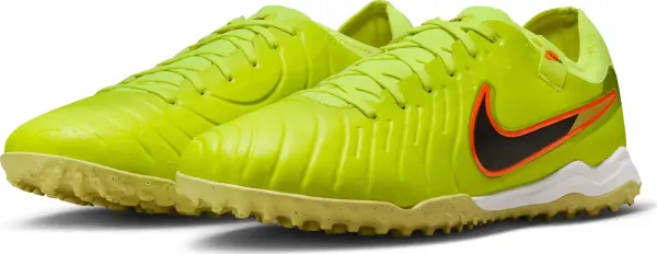 Сороконожки (шиповки) Nike TIEMPO LEGEND 10 ACADEMY TF лаймово-оранжево-черные DV4342-701