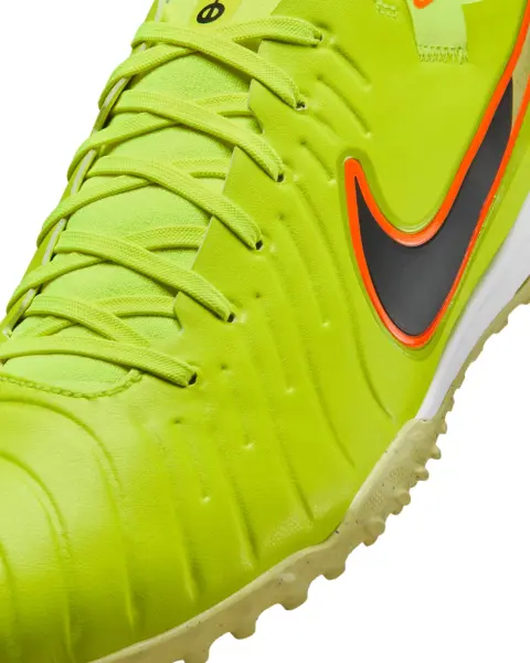 Сороконожки (шиповки) Nike TIEMPO LEGEND 10 ACADEMY TF лаймово-оранжево-черные DV4342-701