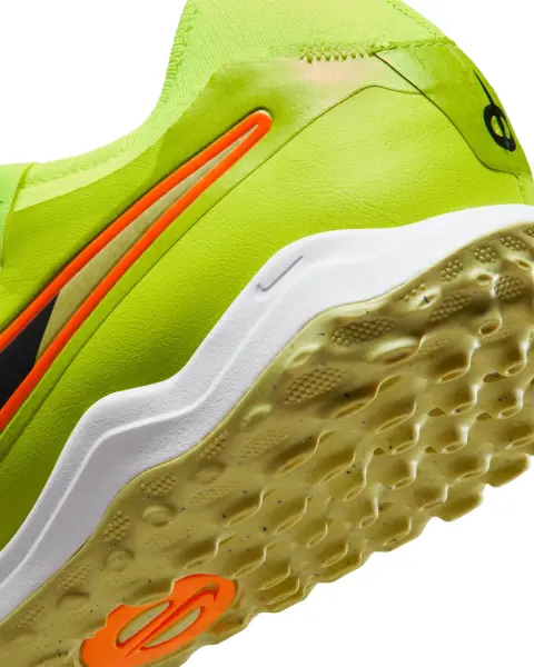 Сороконожки (шиповки) Nike TIEMPO LEGEND 10 ACADEMY TF лаймово-оранжево-черные DV4342-701