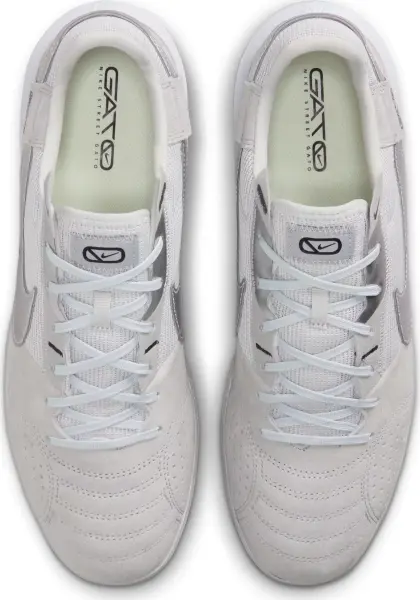 Футзалки (бампы) Nike STREETGATO серо-серебряные DC8466-005