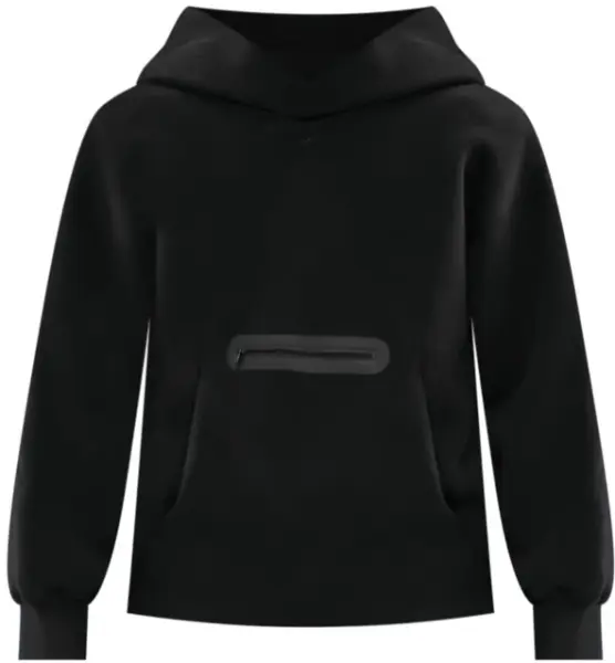 Худі підліткове Nike SPORTSWEAR TECH FLEECE OVERSIZED чорне HV1198-010