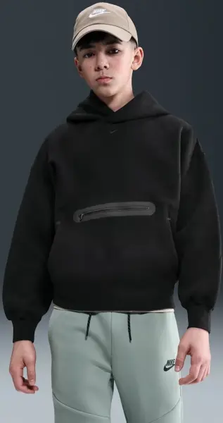 Худі підліткове Nike SPORTSWEAR TECH FLEECE OVERSIZED чорне HV1198-010