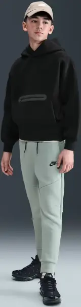 Худі підліткове Nike SPORTSWEAR TECH FLEECE OVERSIZED чорне HV1198-010