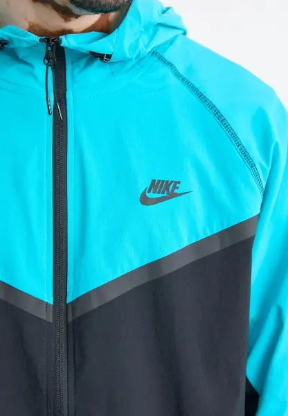 Ветровка Nike TECH WOVEN JACKET бирюзово-черная HM7151-345