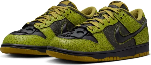 Кросівки Nike DUNK LOW RETRO QS лаймово-оливково-чорні HV6103-300