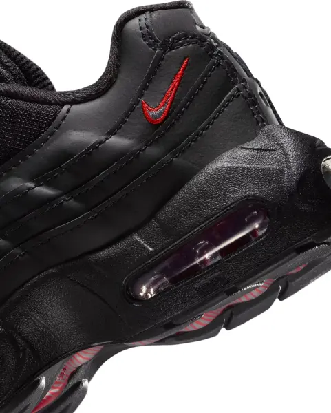Кросівки дитячі Nike AIR MAX 95 RECRAFT (PS) чорно-червоні HQ6364-011