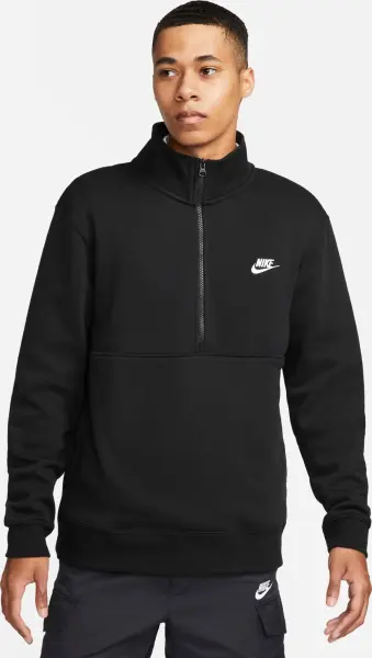 Реглан Nike SPORTSWEAR CLUB BRUSHED-BACK чорний DD4732-011