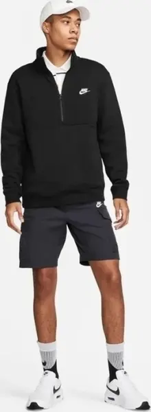 Реглан Nike SPORTSWEAR CLUB BRUSHED-BACK чорний DD4732-011