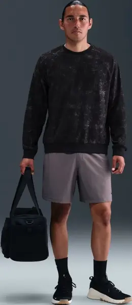 Світшот Nike PRIMARY THERMA-FIT VERSATILE CREW чорний HV3805-010