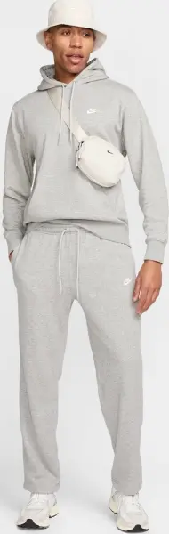 Спортивні штани Nike CLUB FRENCH TERRY OPEN-HEM сірі HQ4422-063