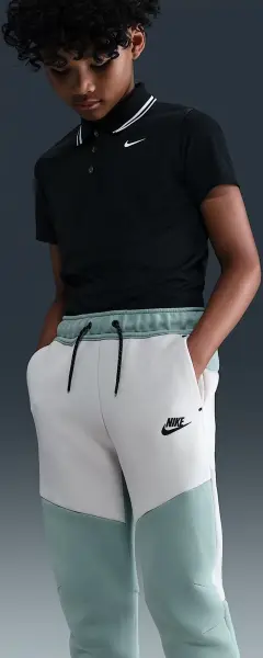 Спортивные штаны подростковые Nike SPORTSWEAR TECH FLEECE бирюзово-белые HV5869-054