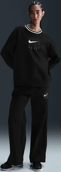 Спортивный костюм женский Nike SPORTSWEAR PHOENIX FLEECE черно-белый HJ0949-010__HJ0909-010