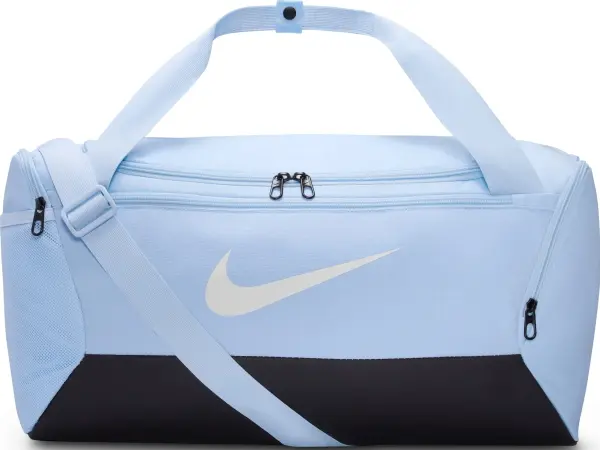 Сумка спортивная Nike BRASILIA 9.5 TRAINING DUFFEL BAG S 41L голубая DM3976-441