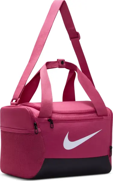 Сумка спортивна Nike BRASILIA 9.5 TRAINING DUFFEL BAG XS 25L темно-рожева DM3977-634