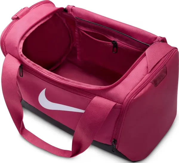 Сумка спортивна Nike BRASILIA 9.5 TRAINING DUFFEL BAG XS 25L темно-рожева DM3977-634