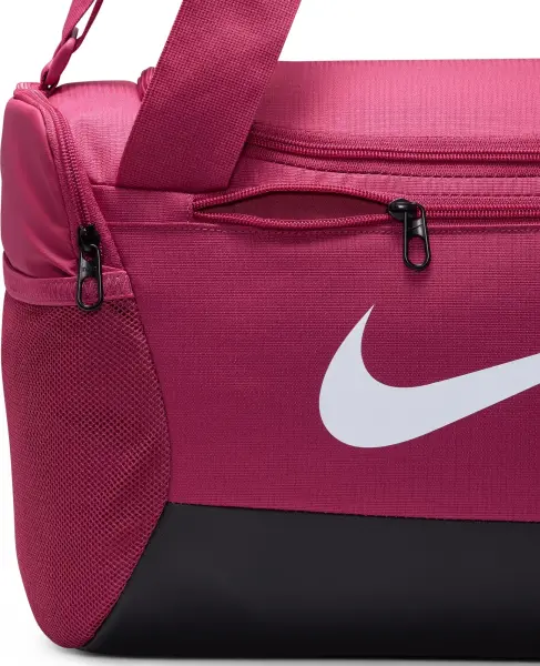 Сумка спортивна Nike BRASILIA 9.5 TRAINING DUFFEL BAG XS 25L темно-рожева DM3977-634