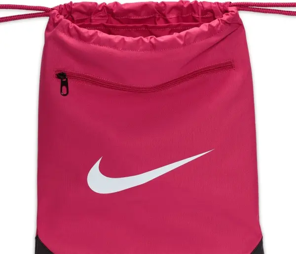 Сумка-мішок Nike BRASILIA 9.5 DRAWSTRING 18L темно-рожева DM3978-634