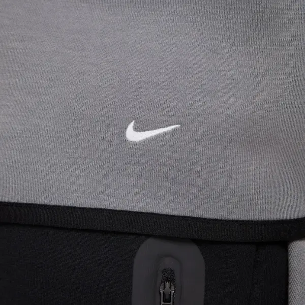 Толстовка підліткова Nike SPORTSWEAR TECH FLEECE сіро-чорна HV5867-084