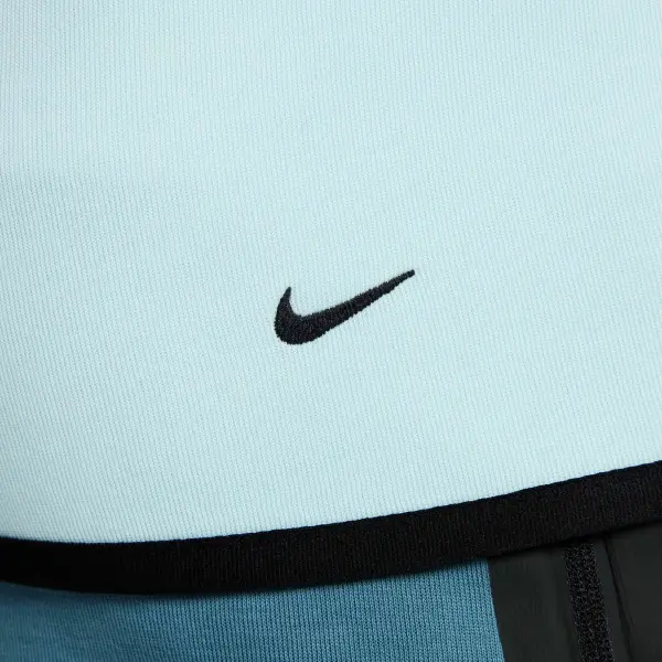 Толстовка подростковая Nike SPORTSWEAR TECH FLEECE темно-бирюзово-голубая HV5867-476